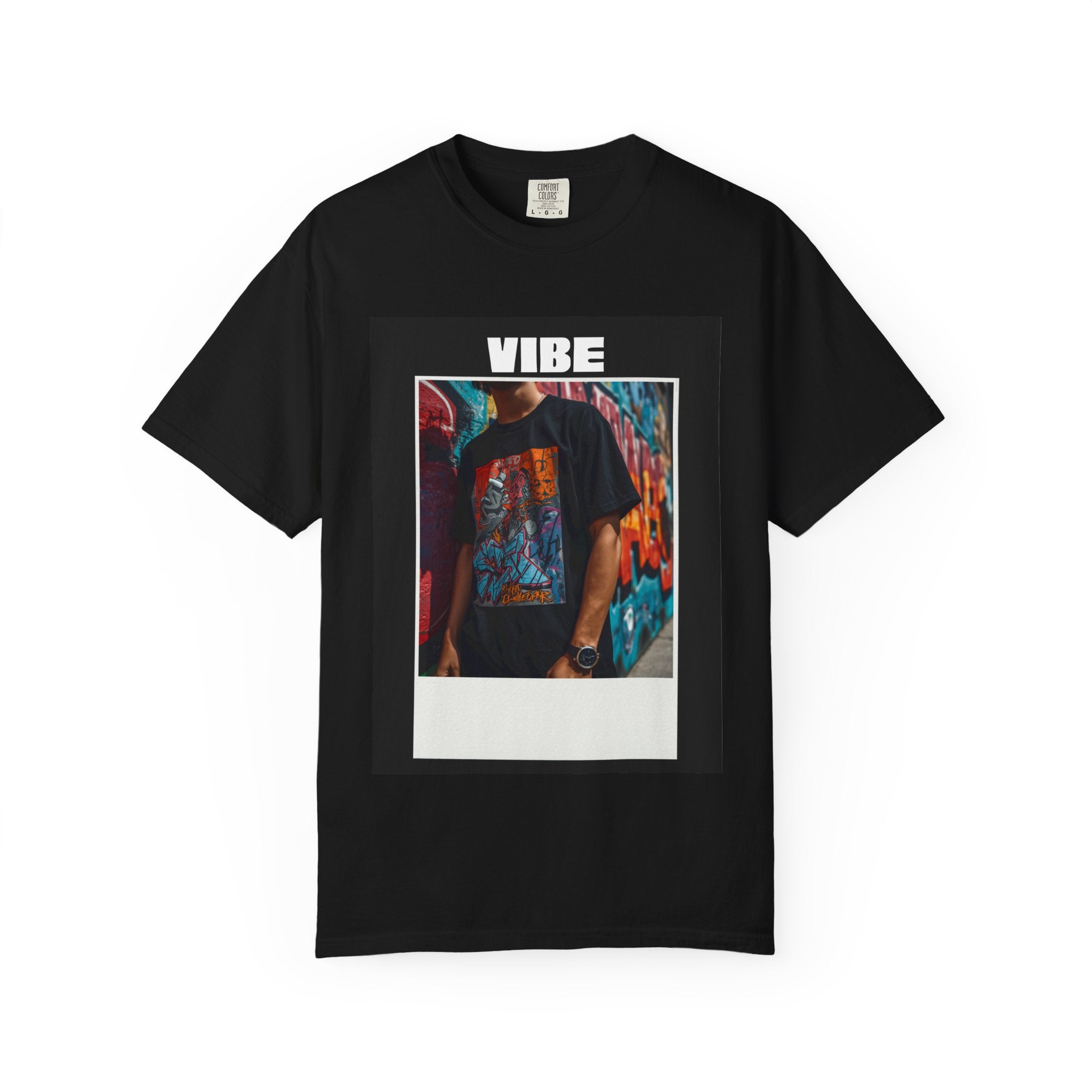 Vibe Graphic T-Shirt — Urban Photo-Frame Streetwear Tee