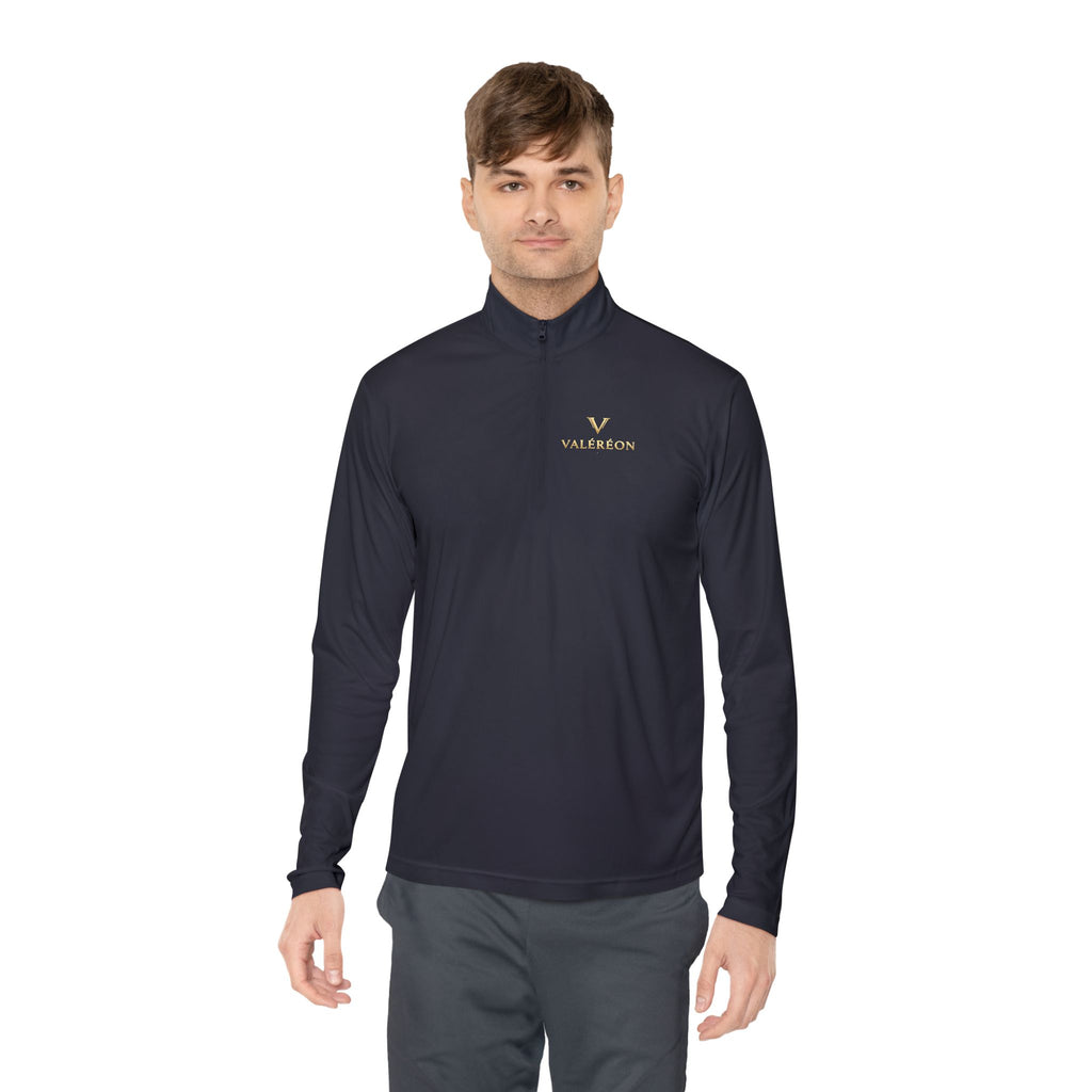 Embroidered Valianton Logo Quarter-Zip Pullover
