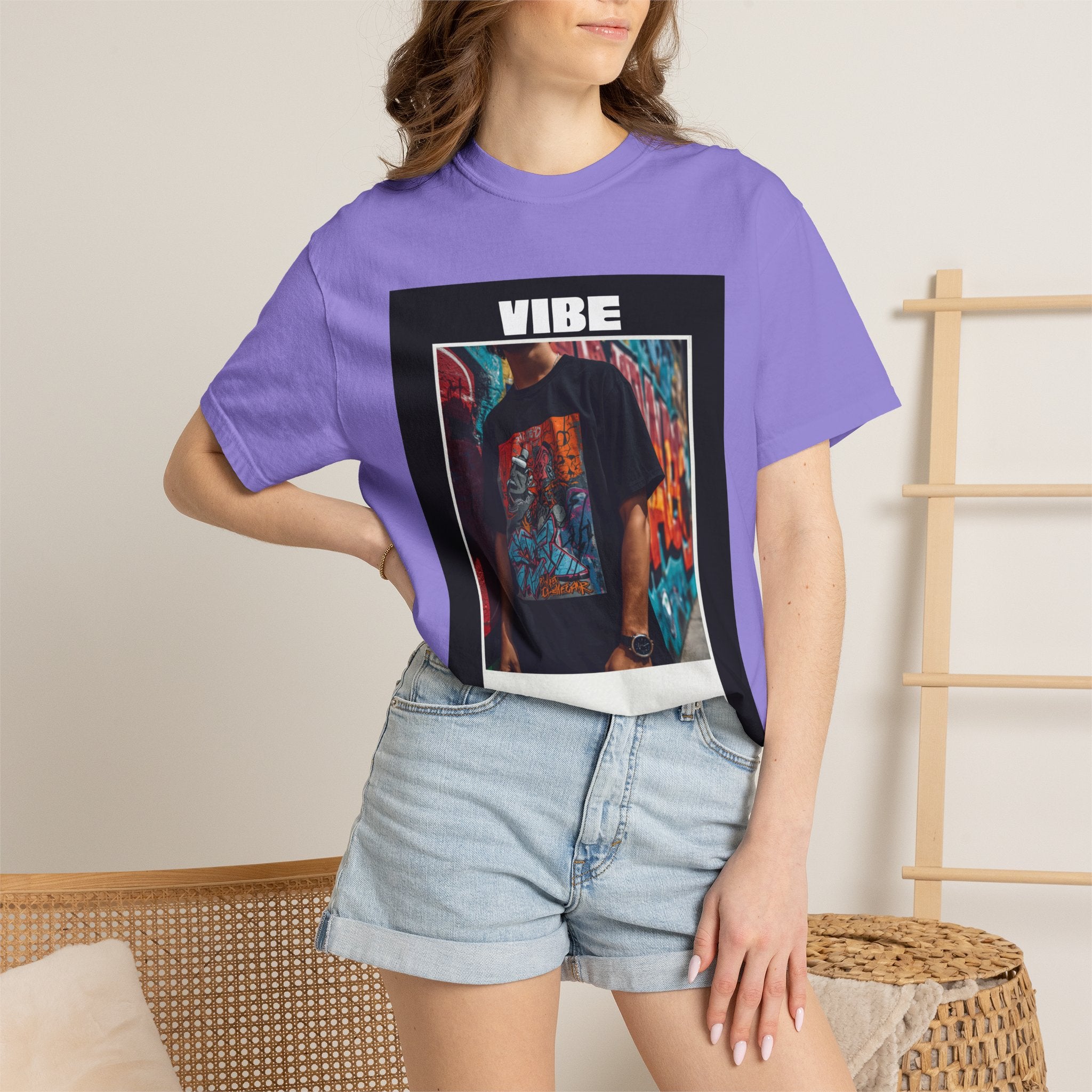 Vibe Graphic T-Shirt — Urban Photo-Frame Streetwear Tee