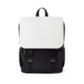 Casual Shoulder Backpack — Minimal Black & White Everyday Backpack