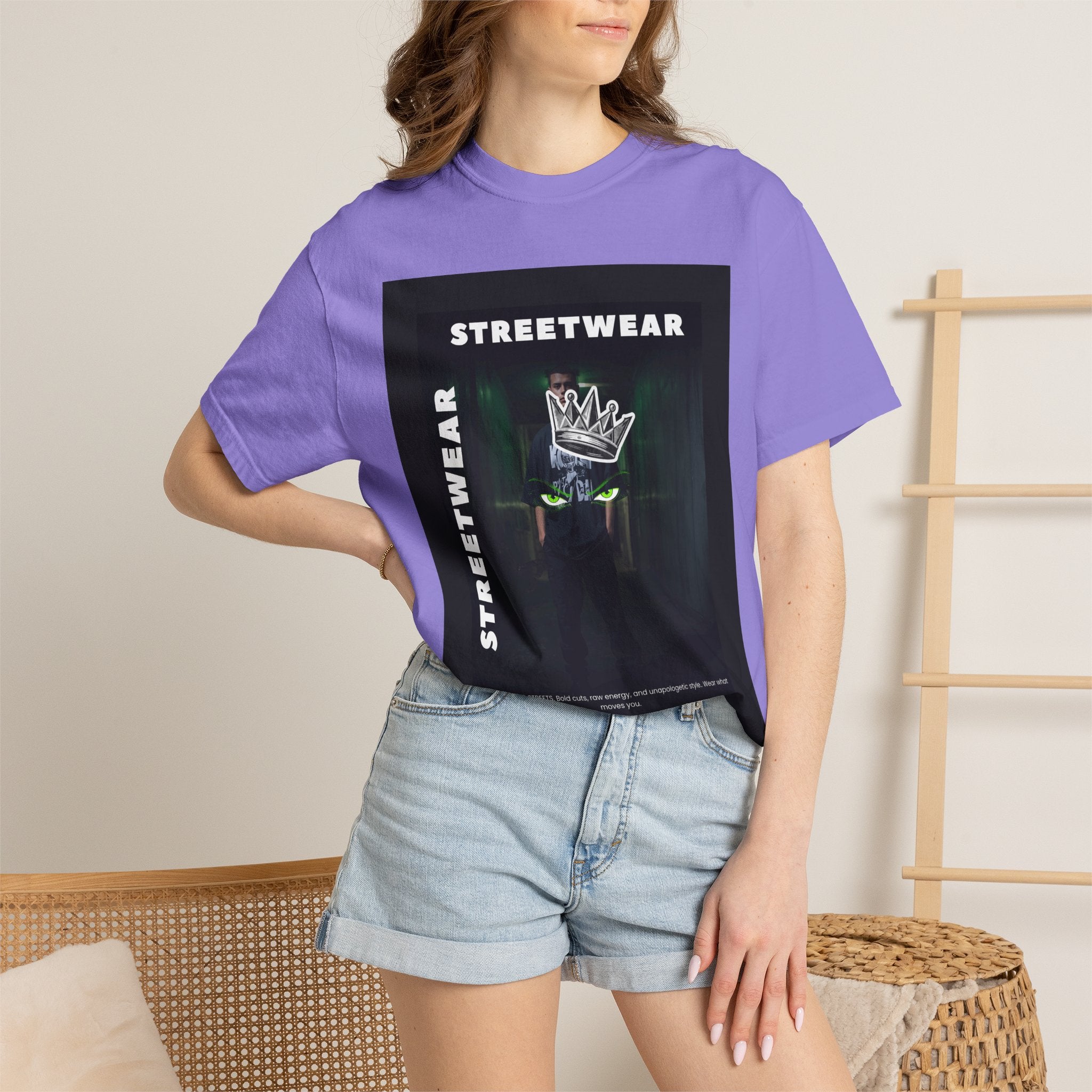 Streetwear Crown T-Shirt — Graphic Urban Tee