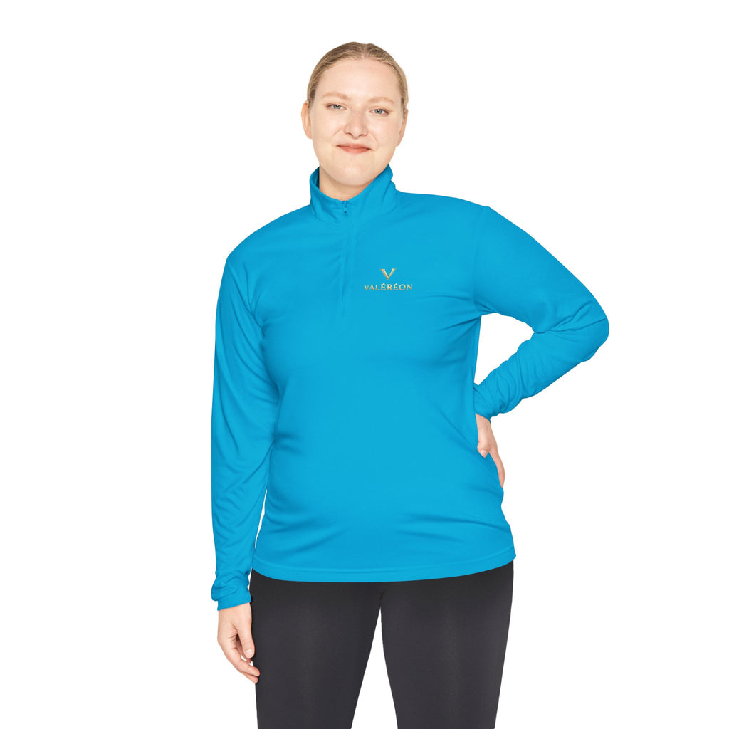 Embroidered Valianton Logo Quarter-Zip Pullover