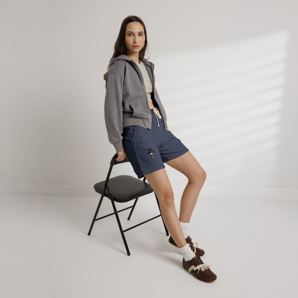 No Limits Fleece Sweat Shorts — Lightweight Garment-Dyed Casual Shorts