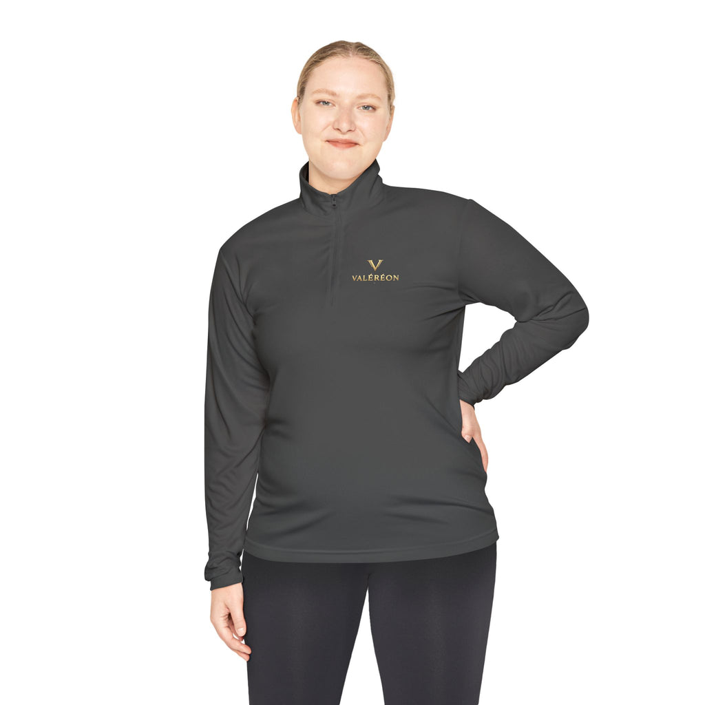 Embroidered Valianton Logo Quarter-Zip Pullover