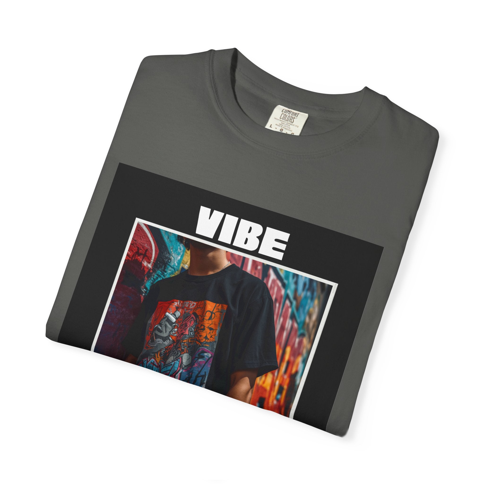 Vibe Graphic T-Shirt — Urban Photo-Frame Streetwear Tee