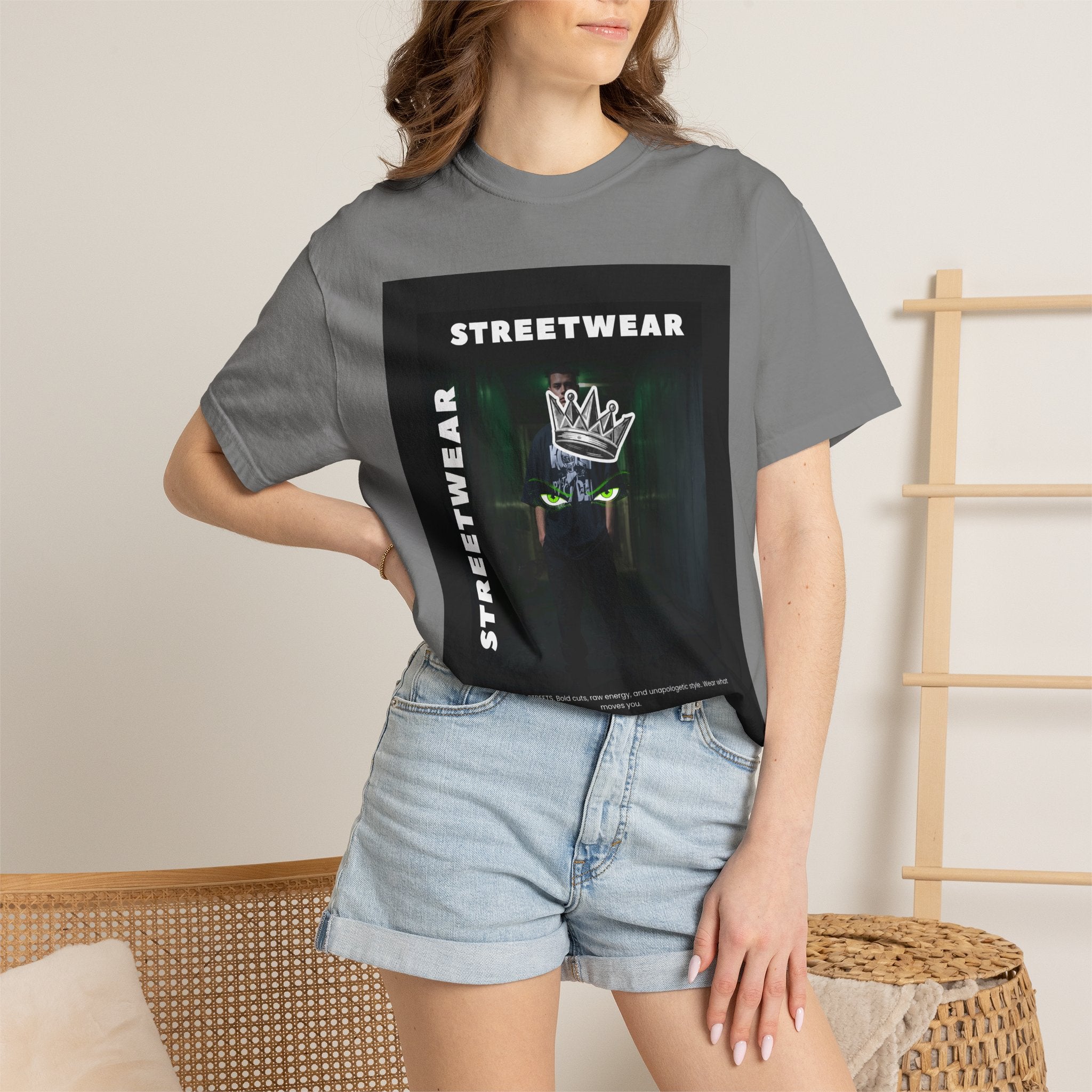 Streetwear Crown T-Shirt — Graphic Urban Tee