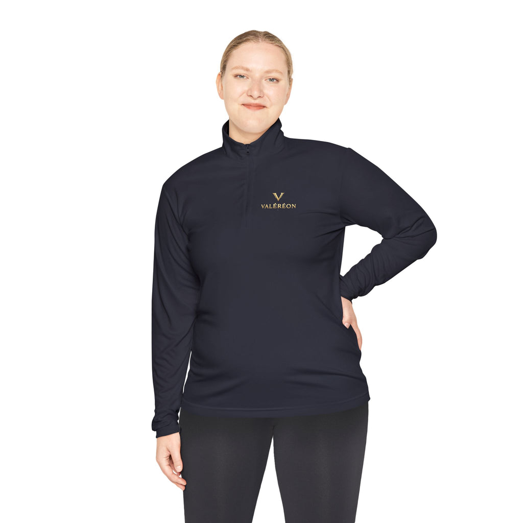 Embroidered Valianton Logo Quarter-Zip Pullover