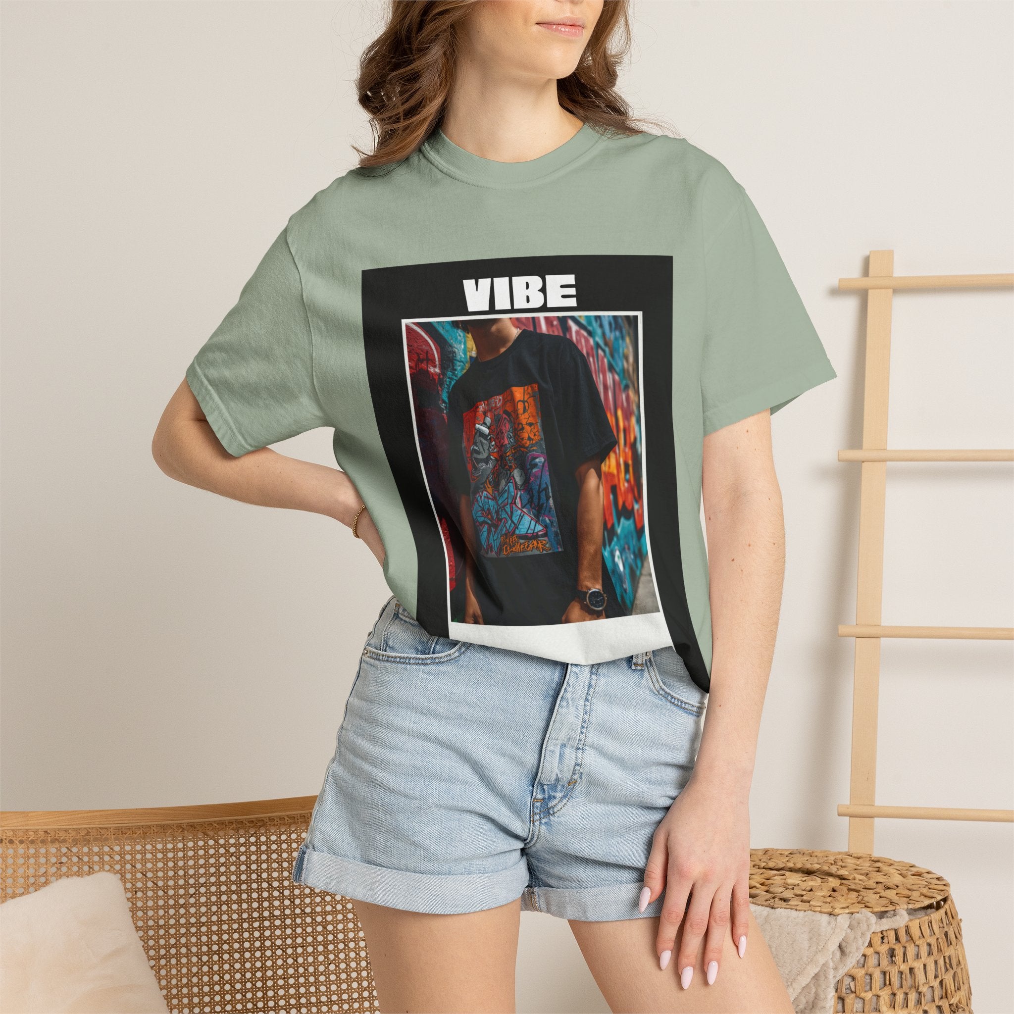 Vibe Graphic T-Shirt — Urban Photo-Frame Streetwear Tee