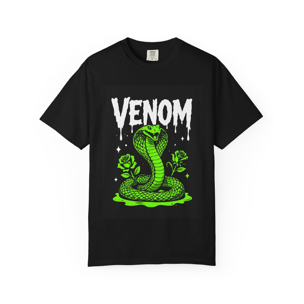 Venom Green Cobra T‑Shirt — Neon Snake Graphic Tee