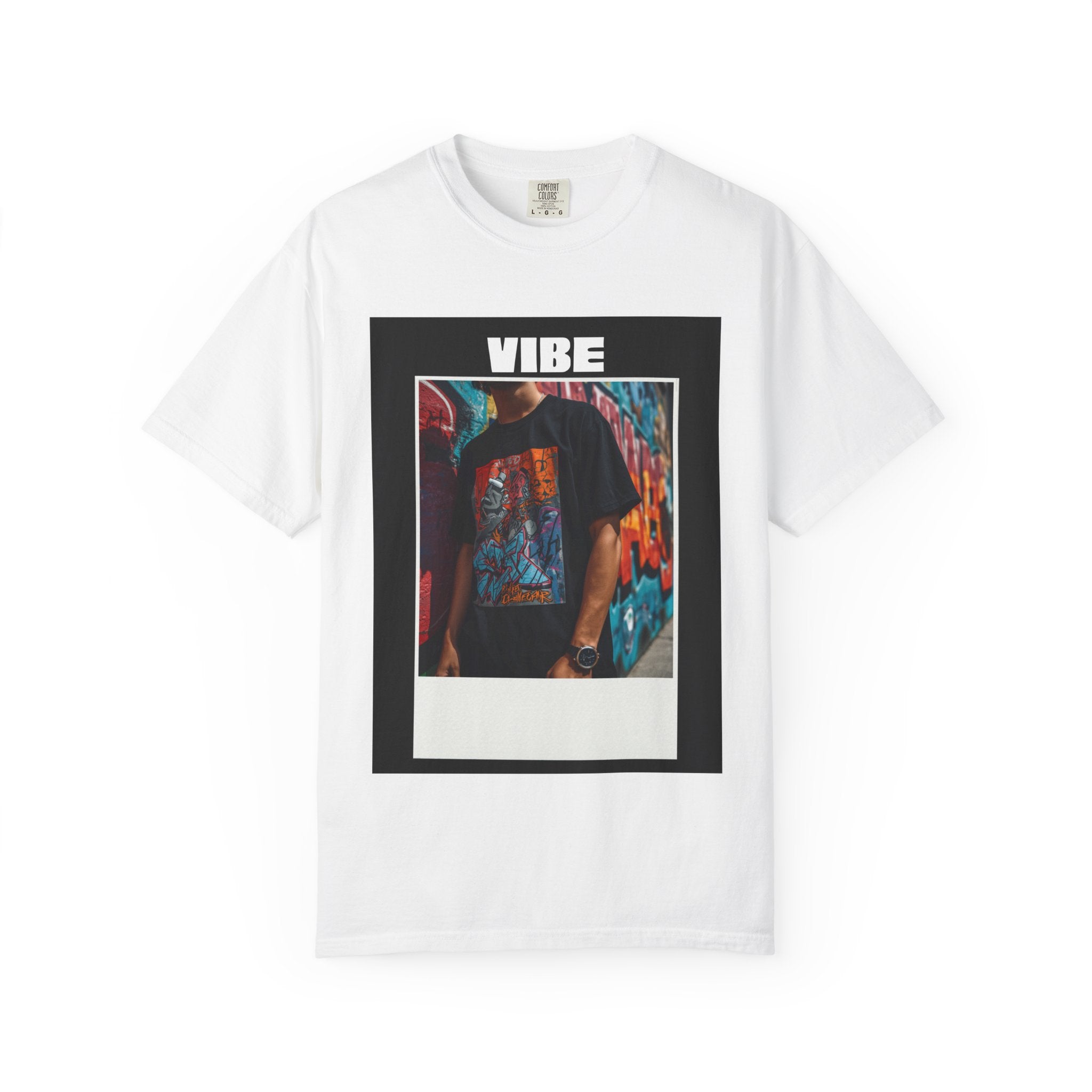 Vibe Graphic T-Shirt — Urban Photo-Frame Streetwear Tee