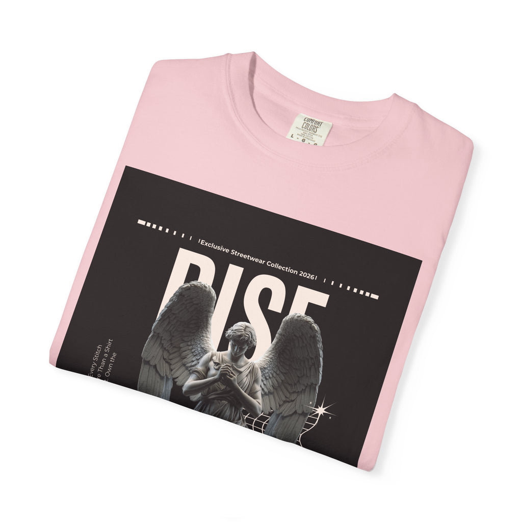 Rise Angel Graphic T-Shirt — Gothic Statue Streetwear Tee