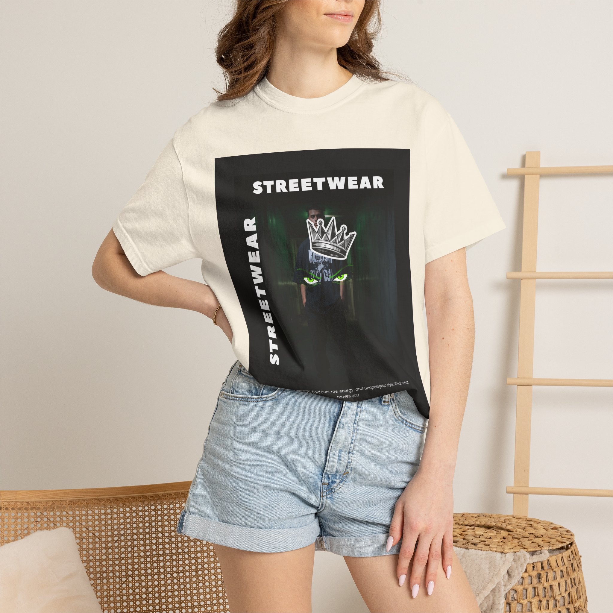 Streetwear Crown T-Shirt — Graphic Urban Tee