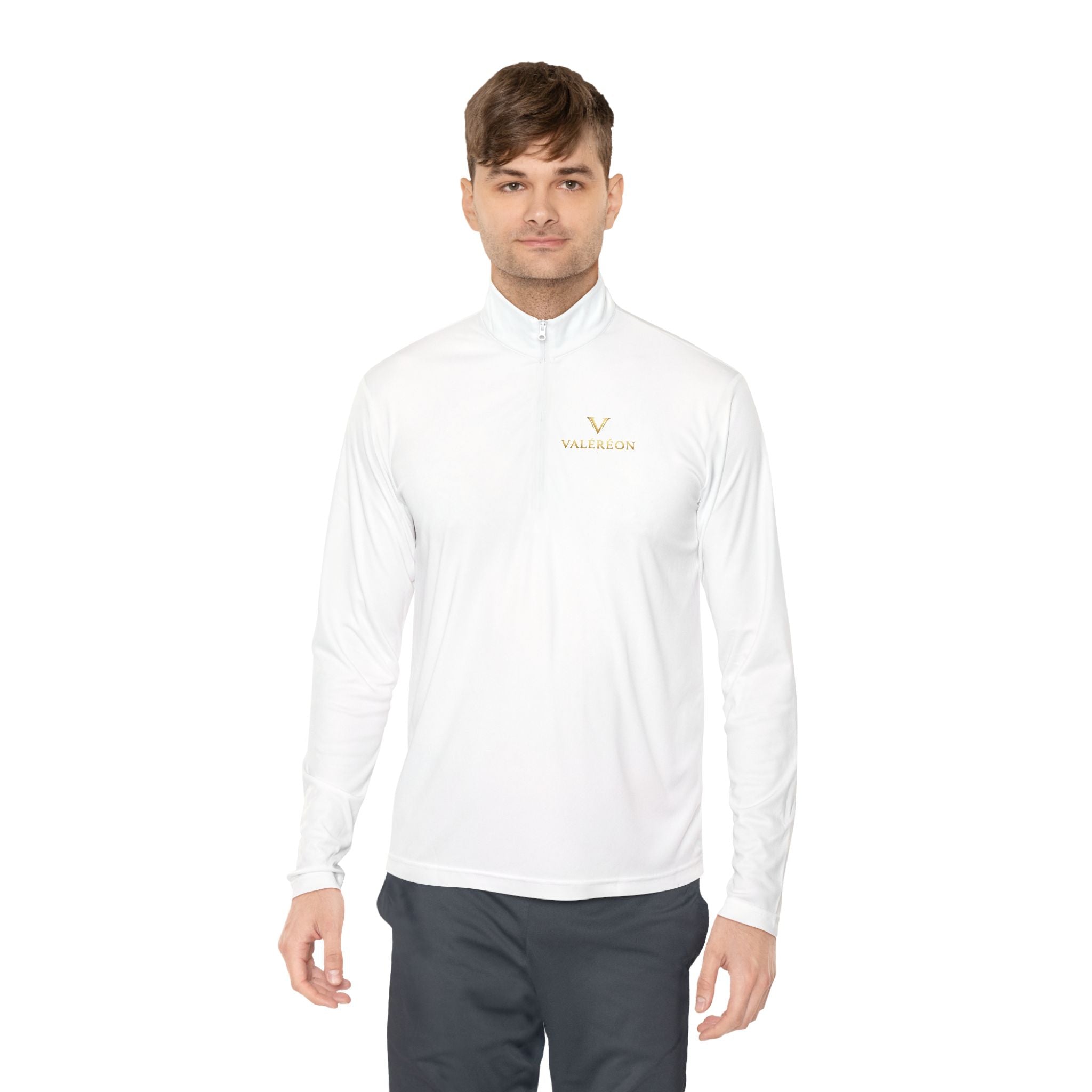 Embroidered Valianton Logo Quarter-Zip Pullover