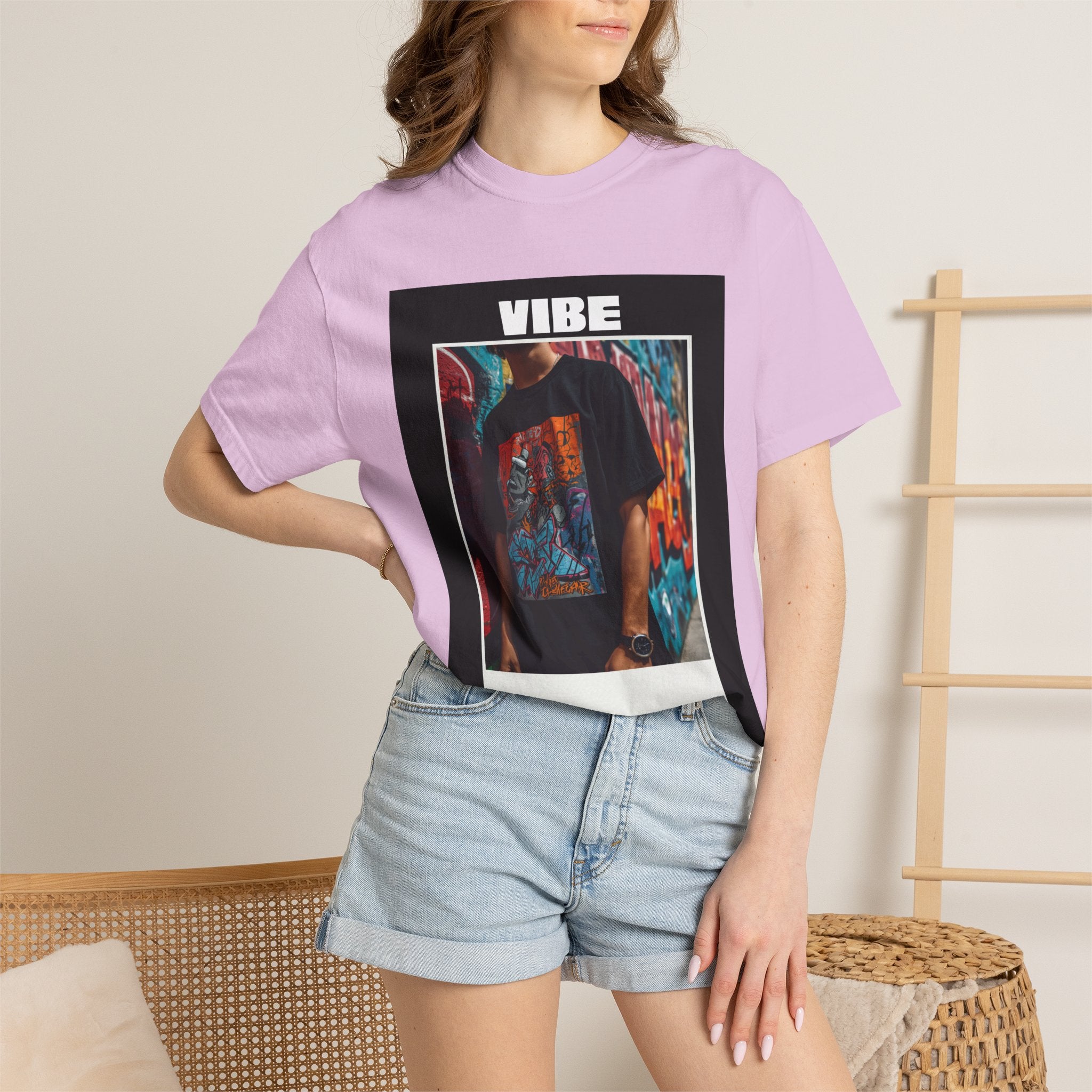 Vibe Graphic T-Shirt — Urban Photo-Frame Streetwear Tee