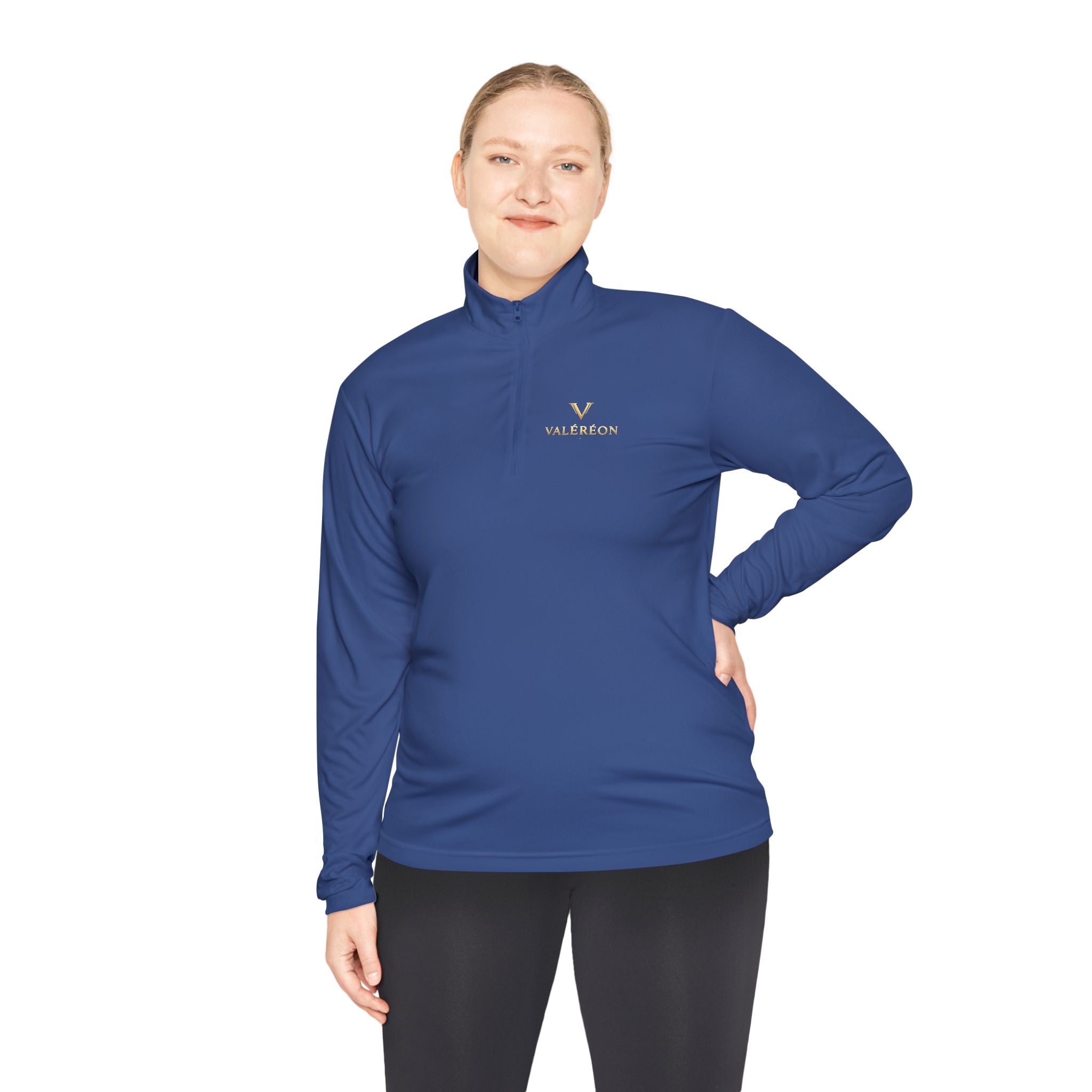 Embroidered Valianton Logo Quarter-Zip Pullover