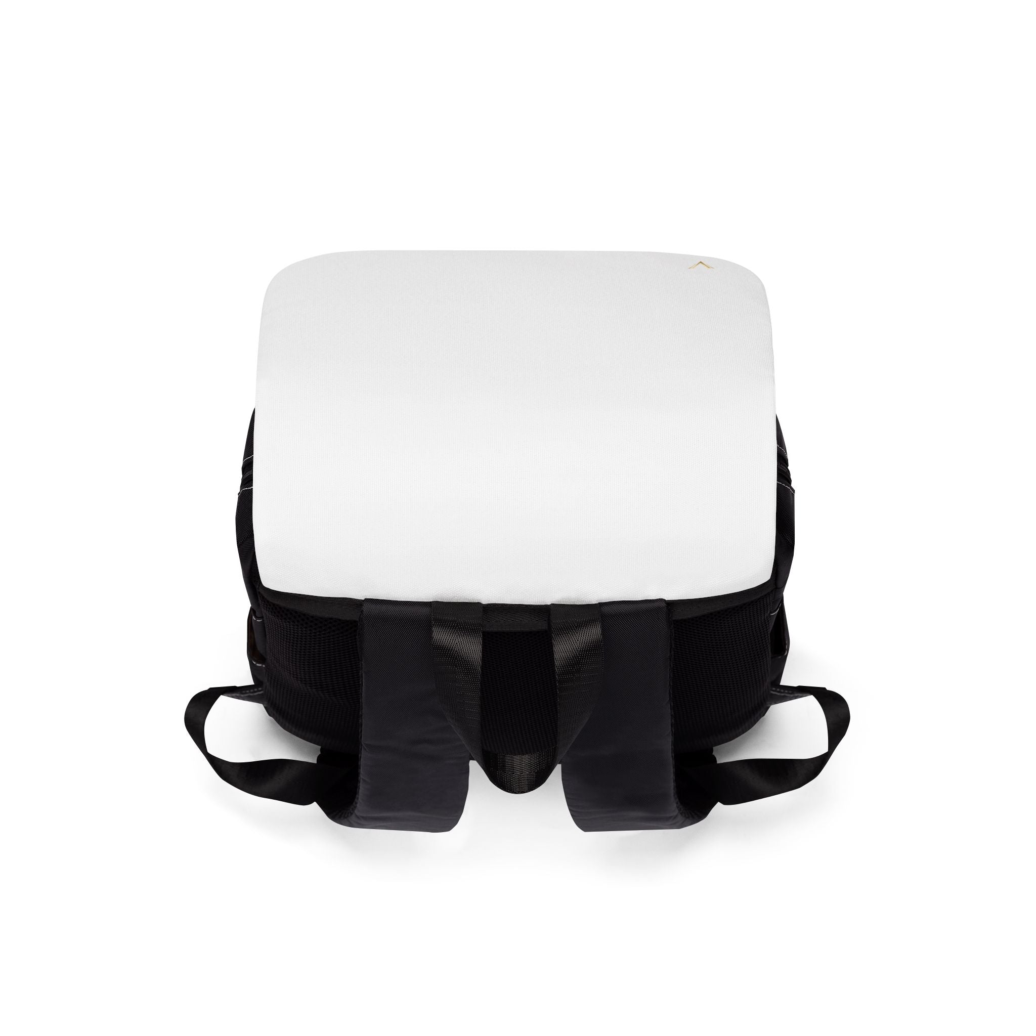 Casual Shoulder Backpack — Minimal Black & White Everyday Backpack