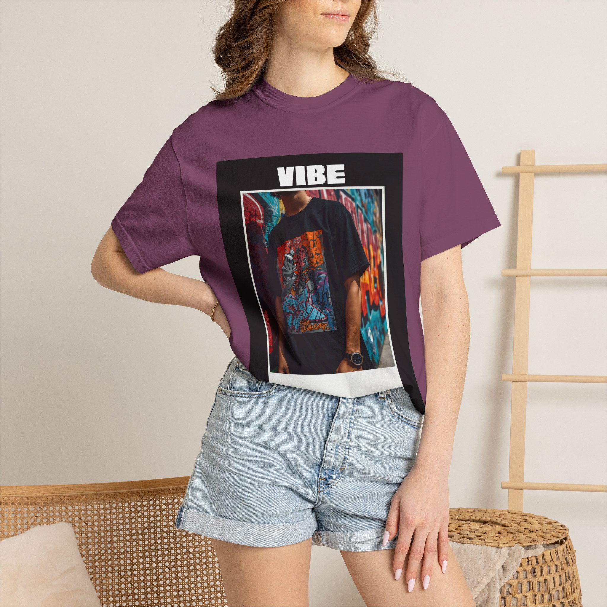 Vibe Graphic T-Shirt — Urban Photo-Frame Streetwear Tee