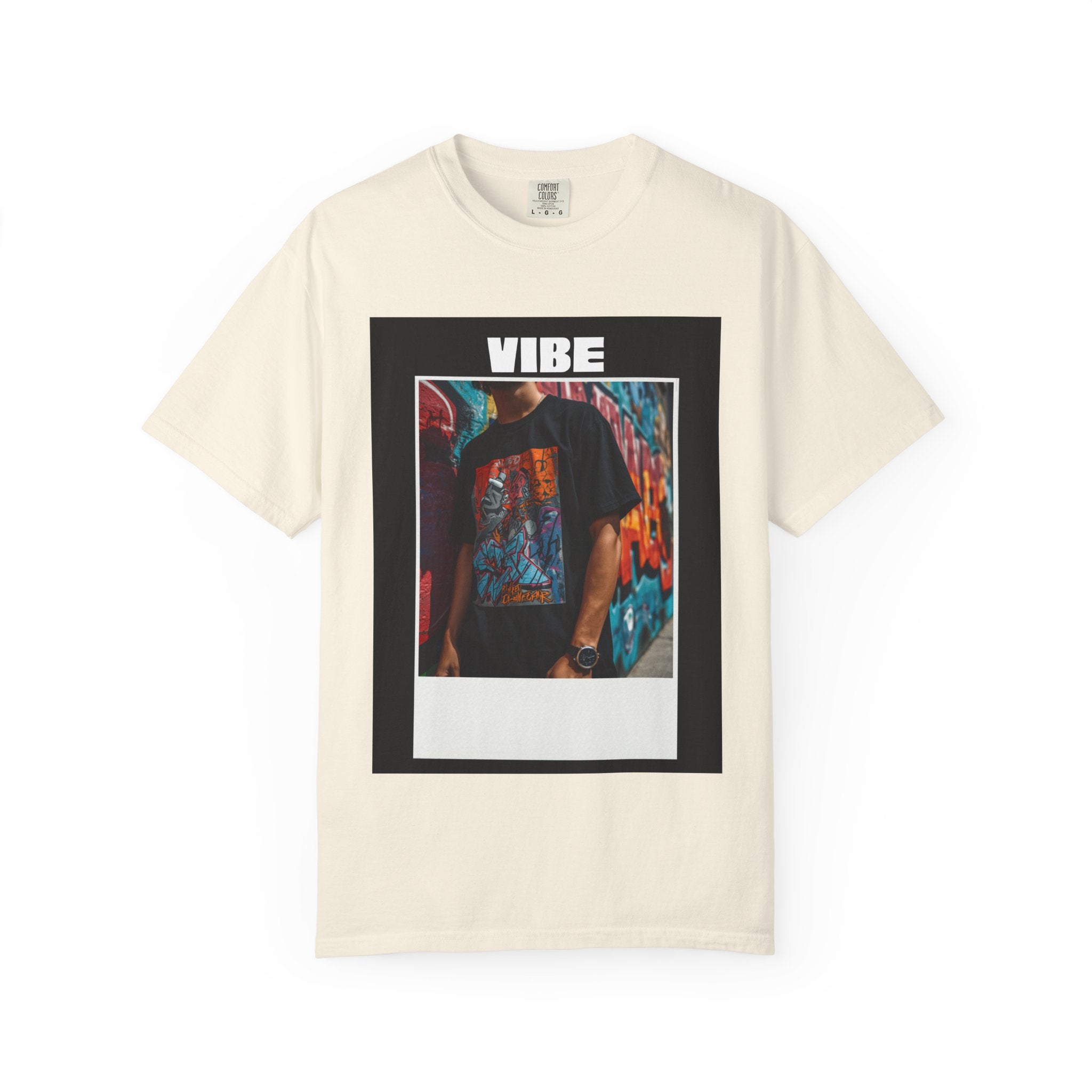 Vibe Graphic T-Shirt — Urban Photo-Frame Streetwear Tee