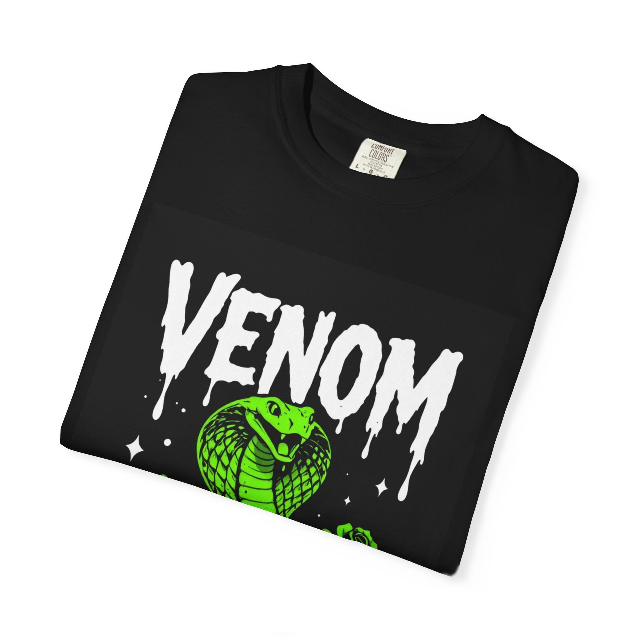 Venom Green Cobra T‑Shirt — Neon Snake Graphic Tee