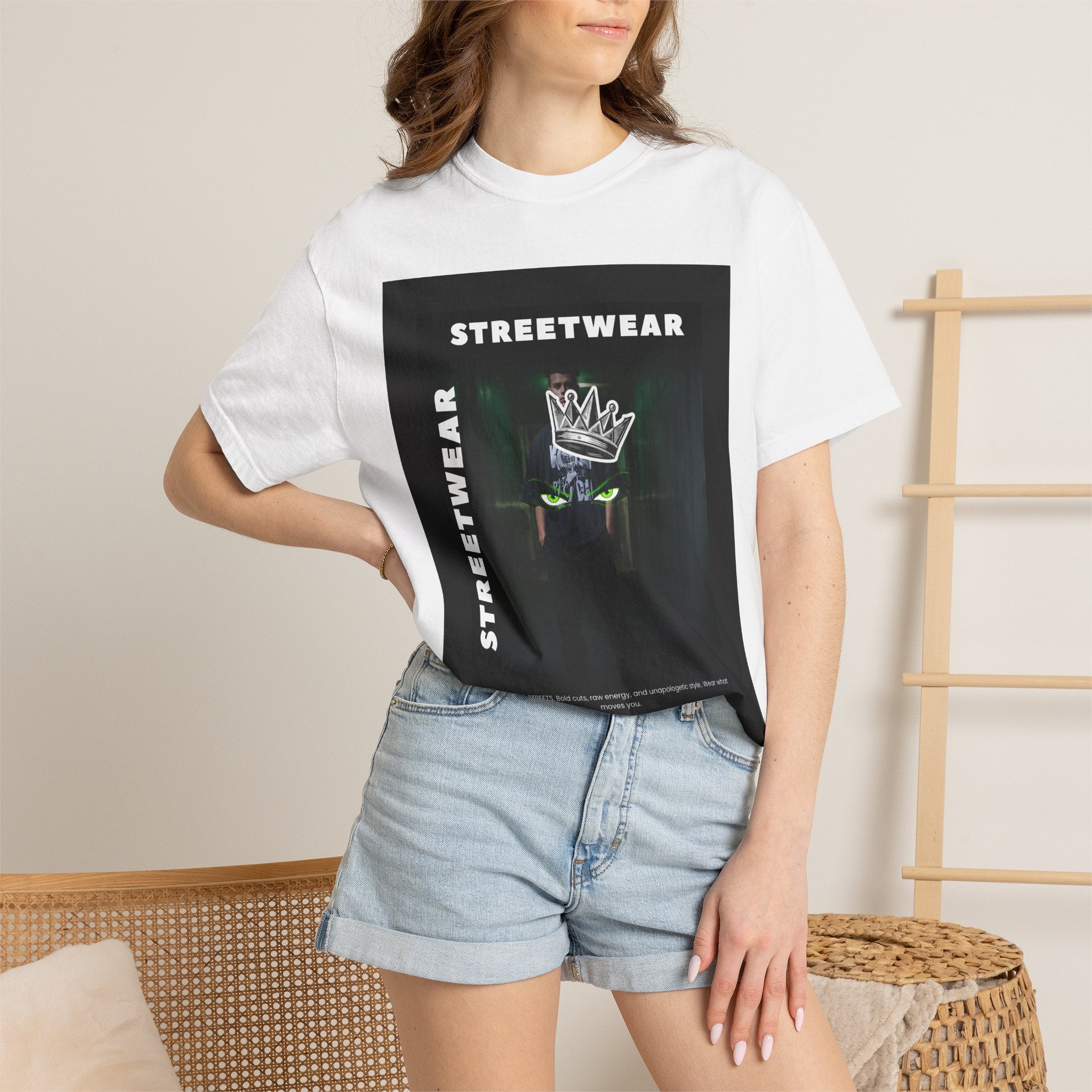 Streetwear Crown T-Shirt — Graphic Urban Tee
