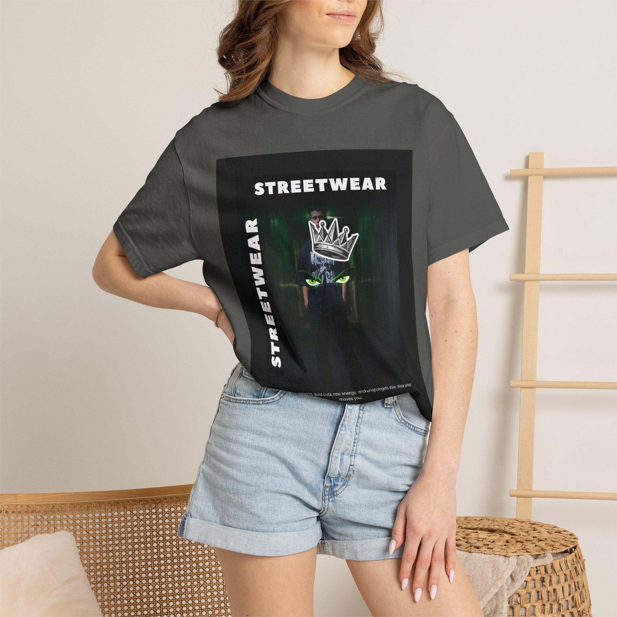 Streetwear Crown T-Shirt — Graphic Urban Tee