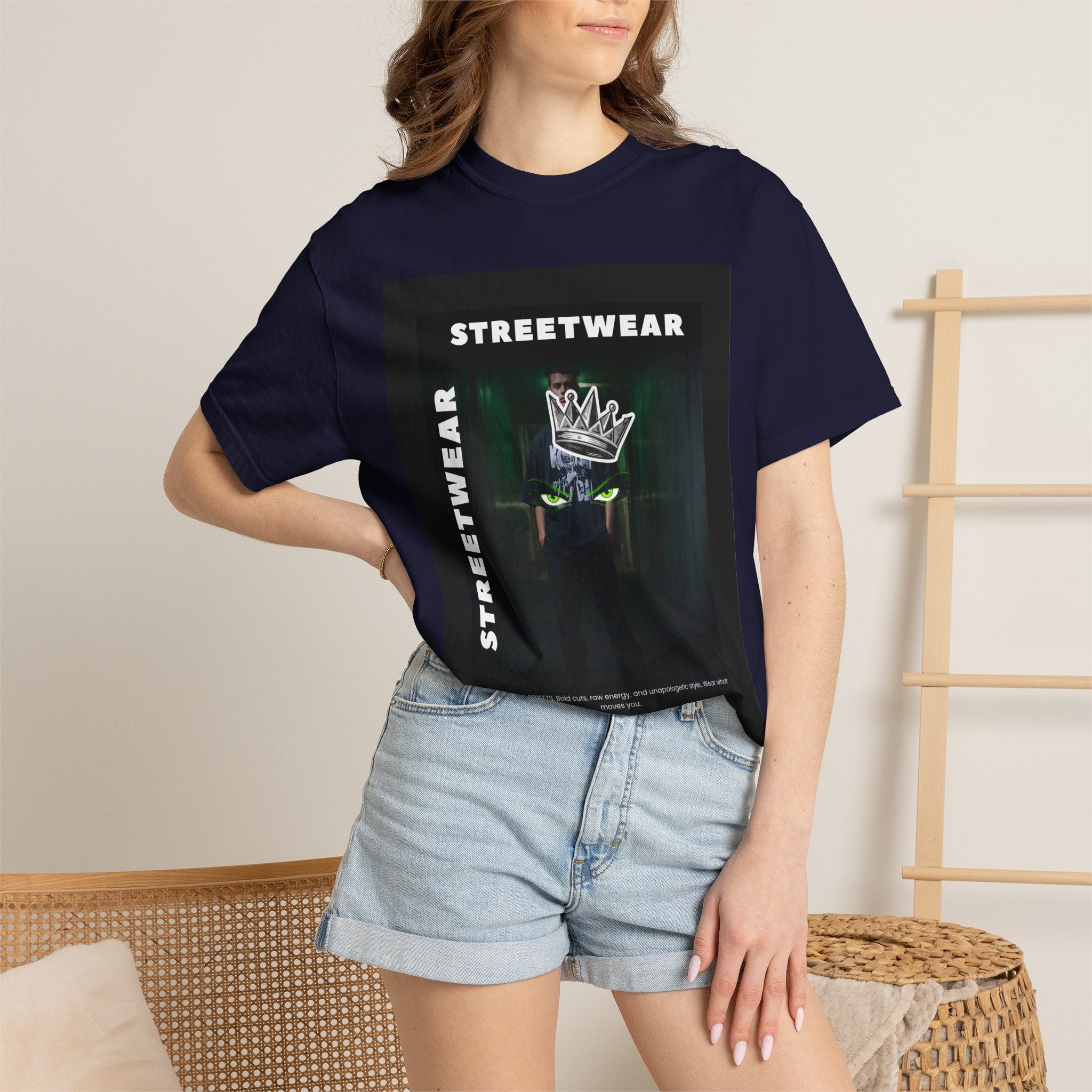 Streetwear Crown T-Shirt — Graphic Urban Tee