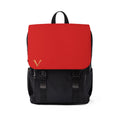 Casual Shoulder Backpack – Minimal Black & White Daypack
