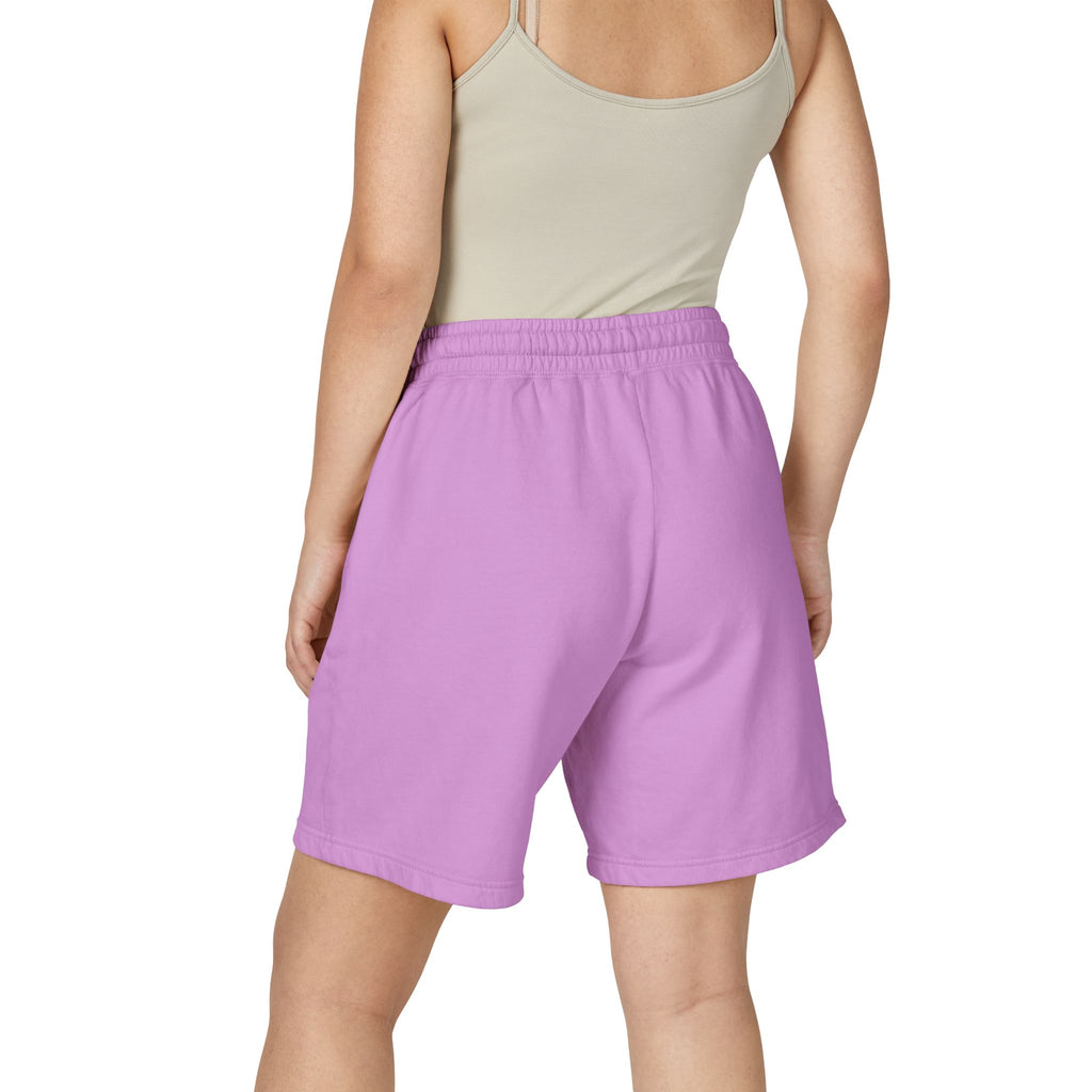No Limits Fleece Sweat Shorts — Lightweight Garment-Dyed Casual Shorts