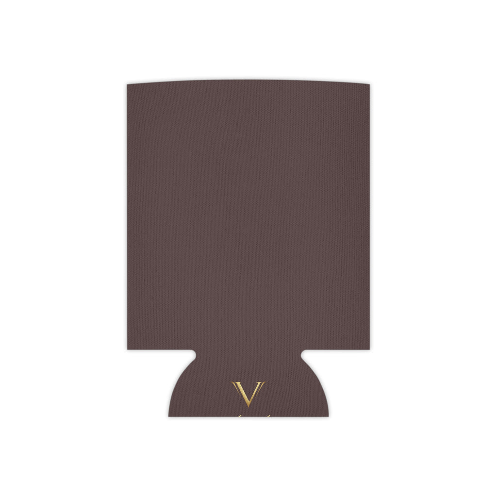 Can Cooler — Elegant Wine-Block Monogram Koozie