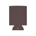 Can Cooler — Elegant Wine-Block Monogram Koozie