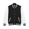 Letterman Jacket — Red & White Varsity Jacket with GOLD "VALERJON" Sleeve