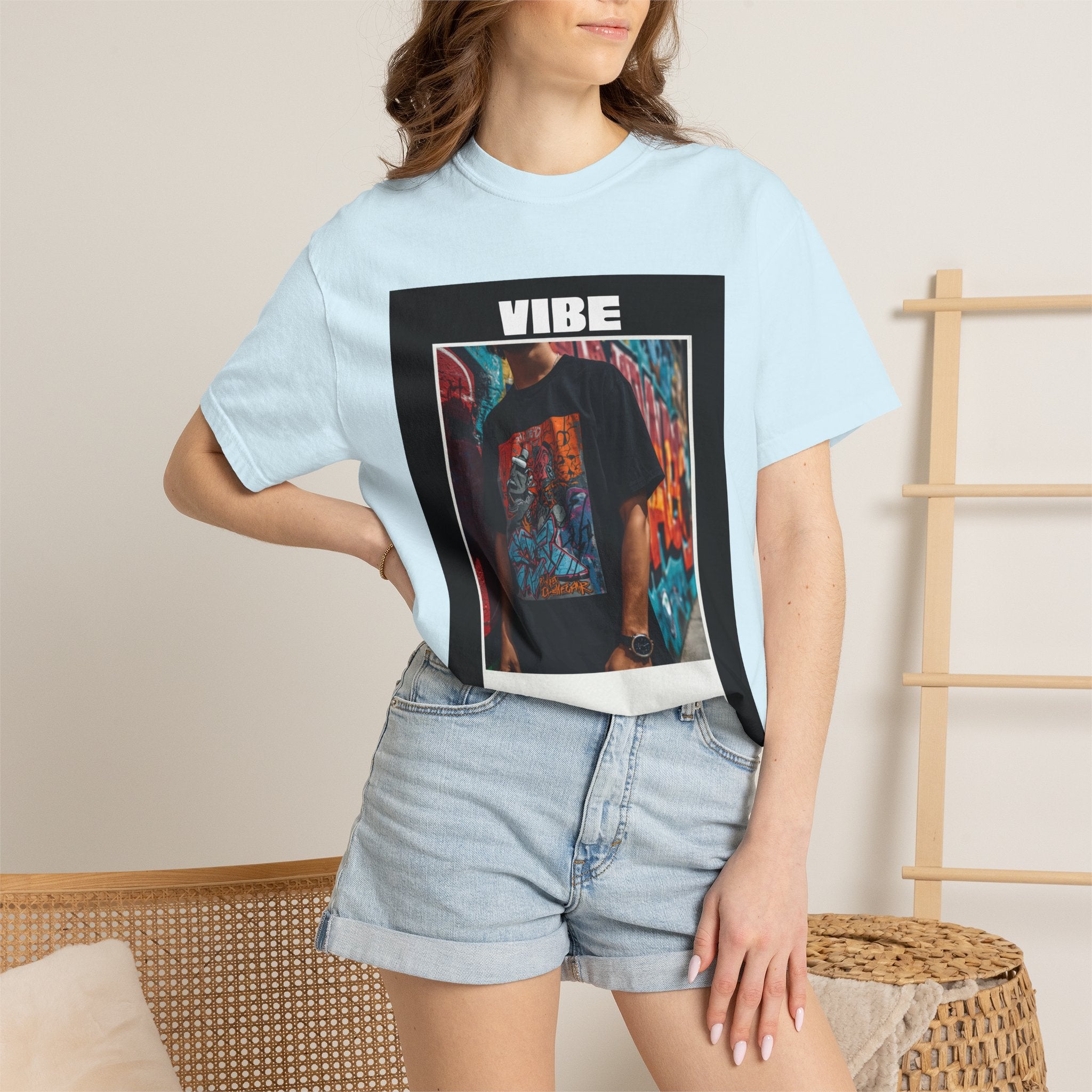 Vibe Graphic T-Shirt — Urban Photo-Frame Streetwear Tee