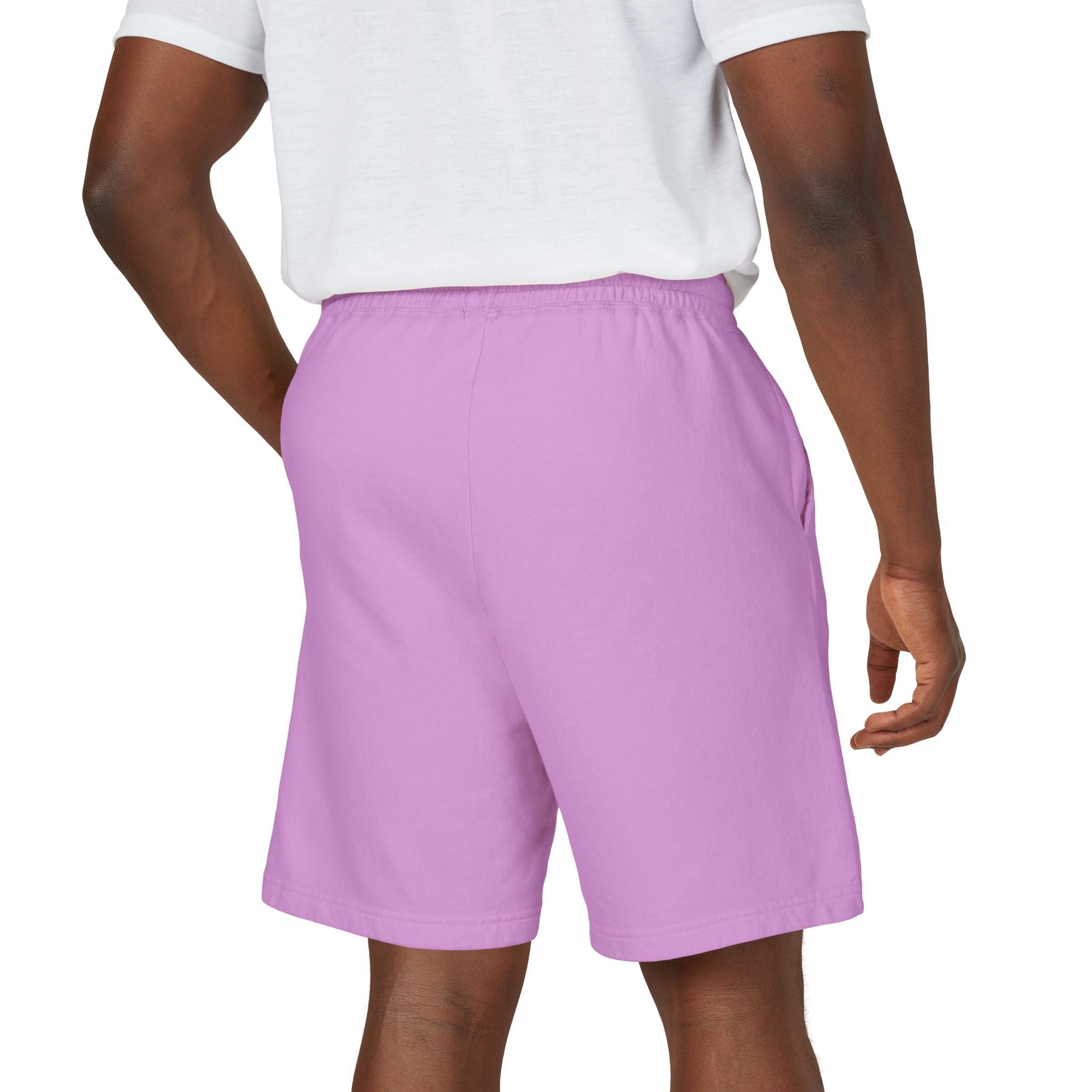 No Limits Fleece Sweat Shorts — Lightweight Garment-Dyed Casual Shorts