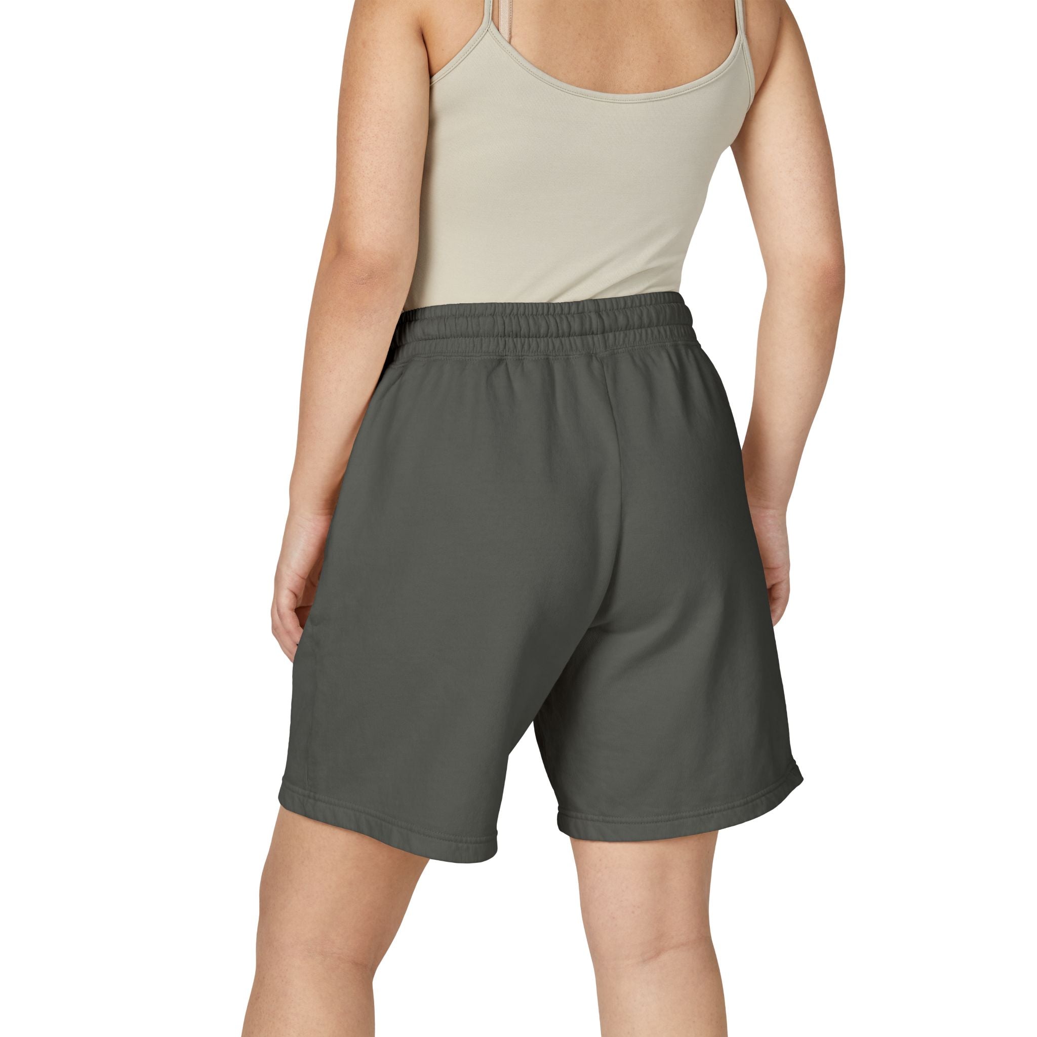 No Limits Fleece Sweat Shorts — Lightweight Garment-Dyed Casual Shorts