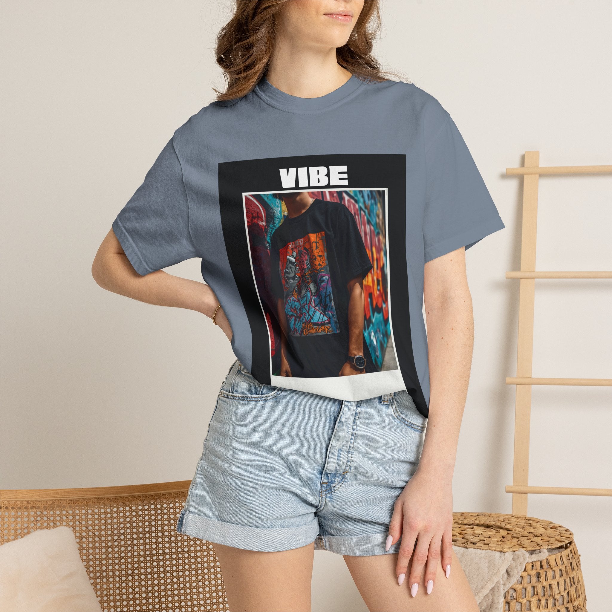 Vibe Graphic T-Shirt — Urban Photo-Frame Streetwear Tee