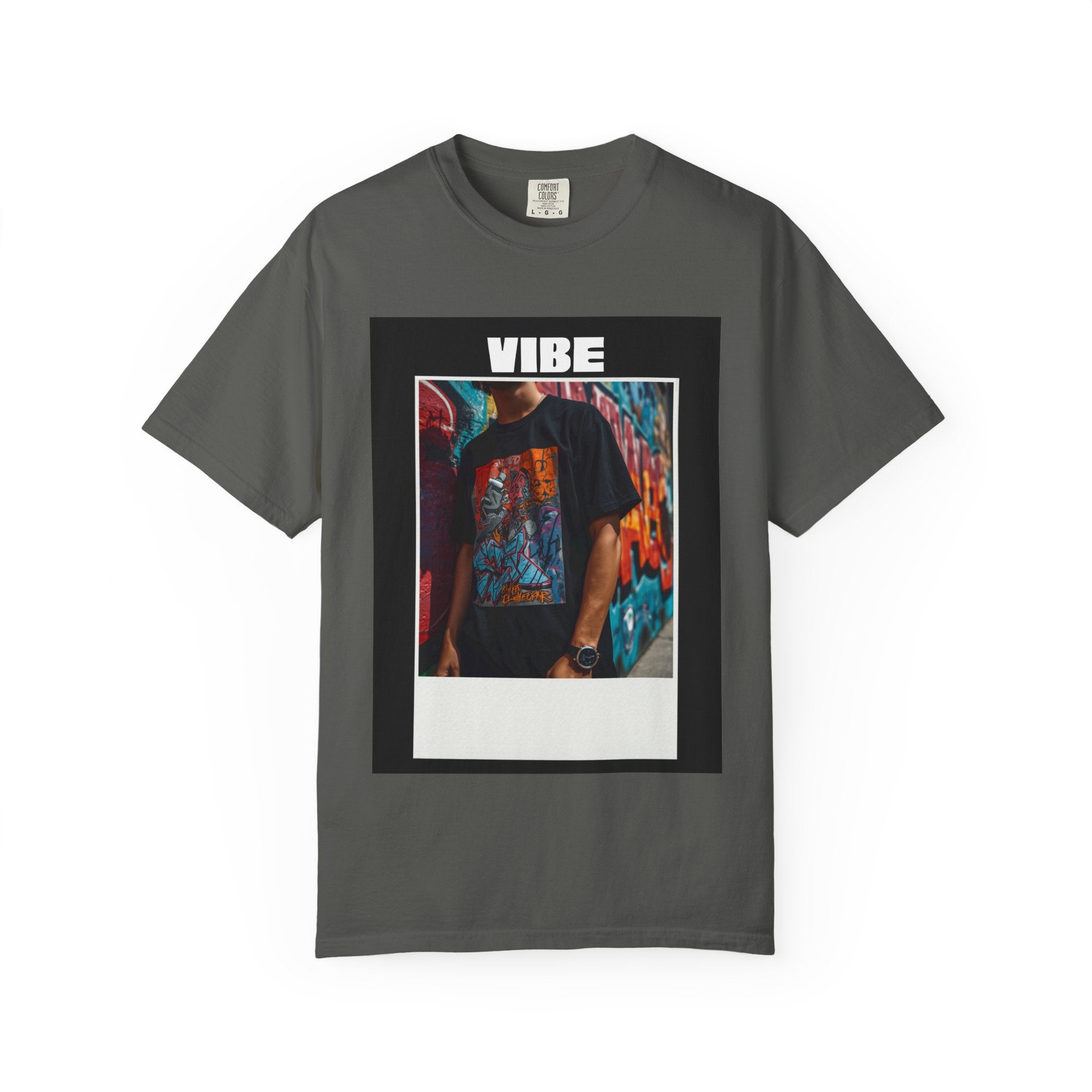 Vibe Graphic T-Shirt — Urban Photo-Frame Streetwear Tee