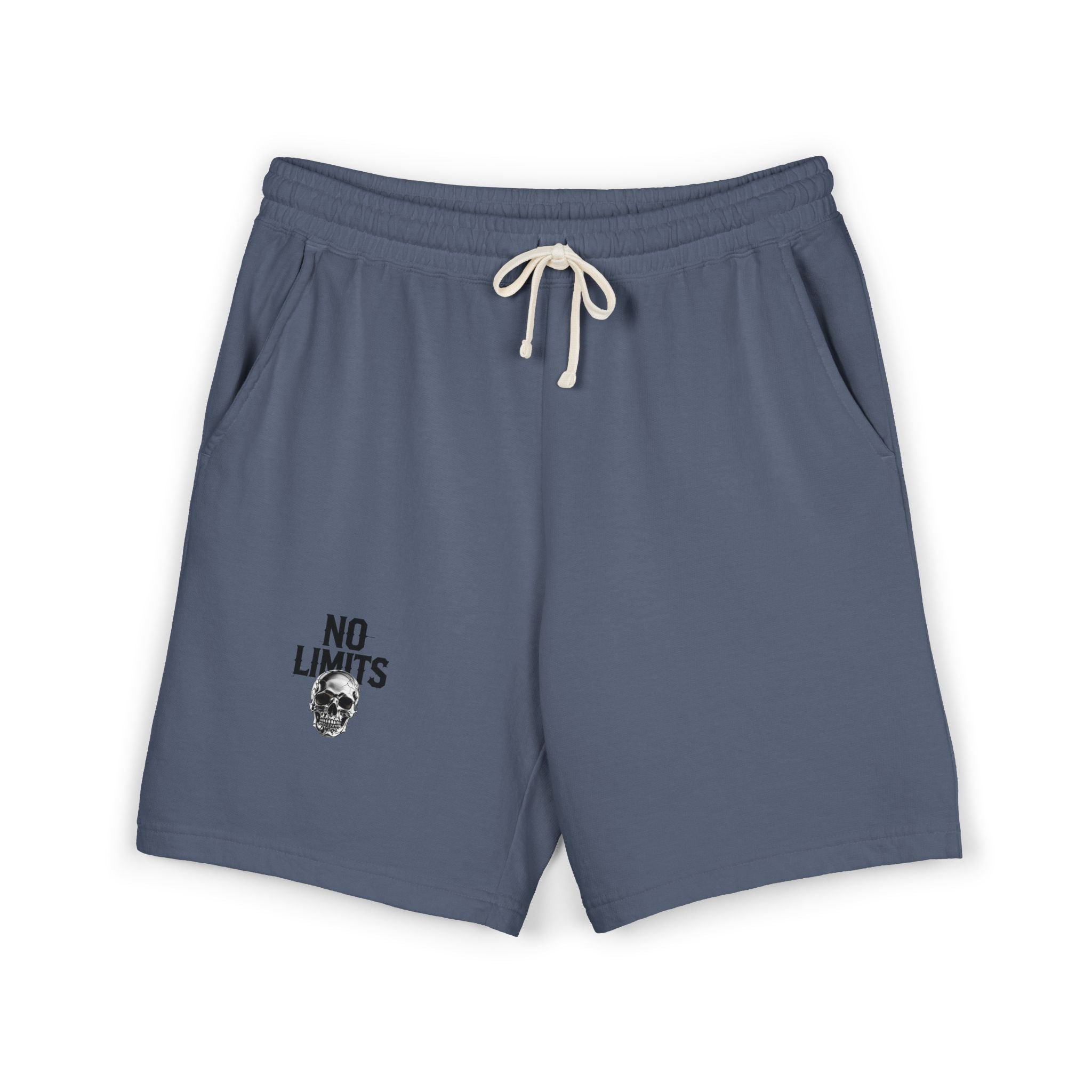 No Limits Fleece Sweat Shorts — Lightweight Garment-Dyed Casual Shorts