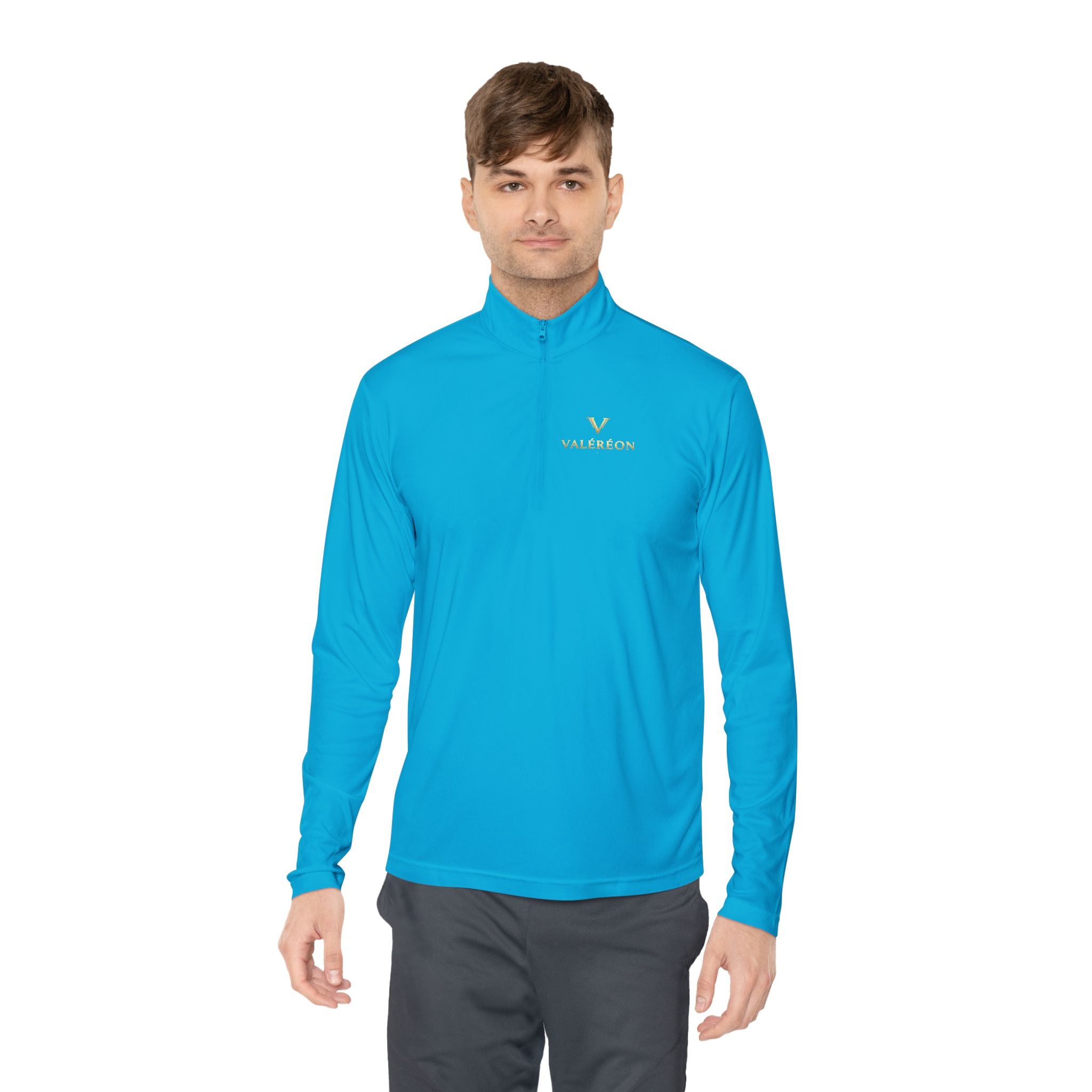 Embroidered Valianton Logo Quarter-Zip Pullover