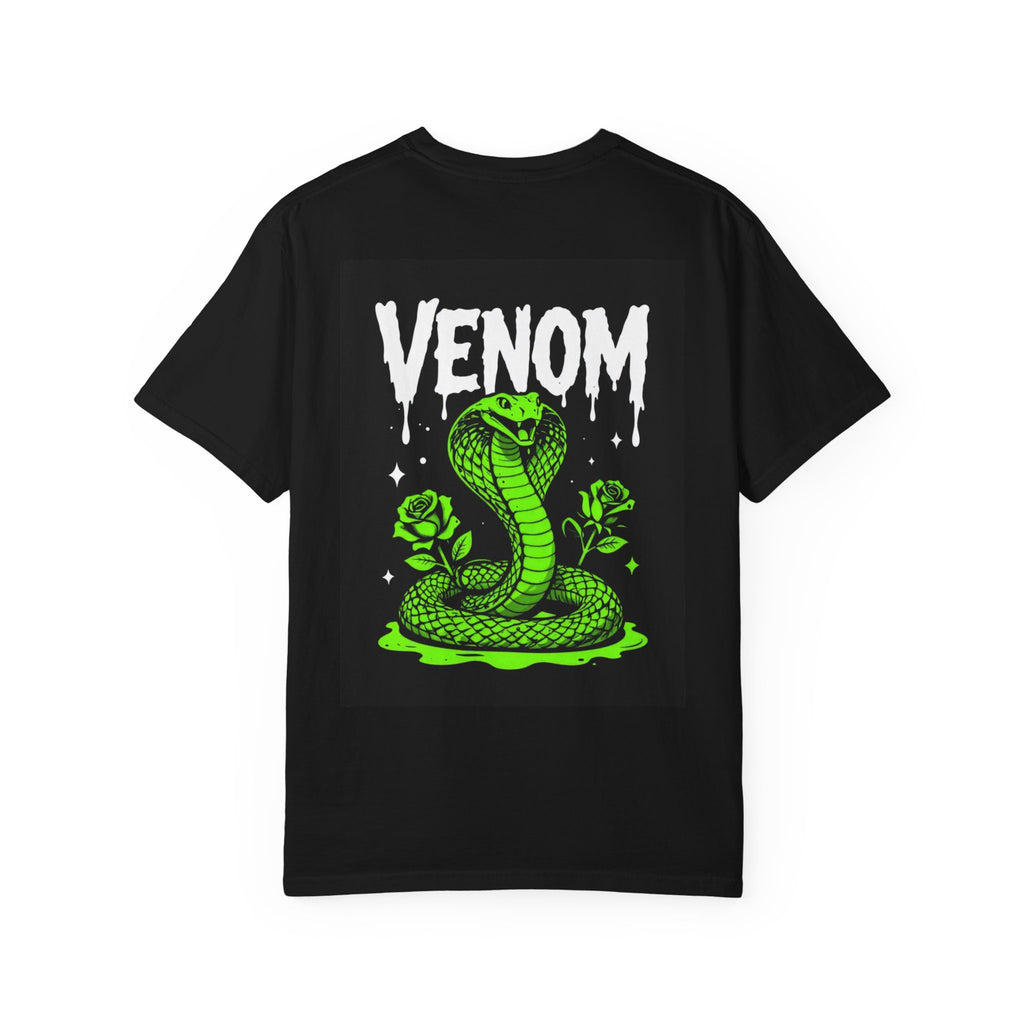 Venom Cobra T-Shirt — Neon Green Snake Graphic Tee