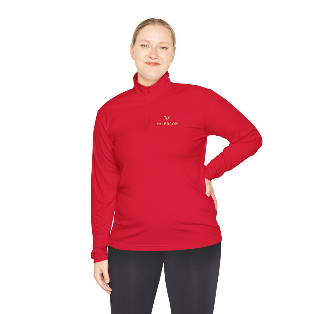 Embroidered Valianton Logo Quarter-Zip Pullover
