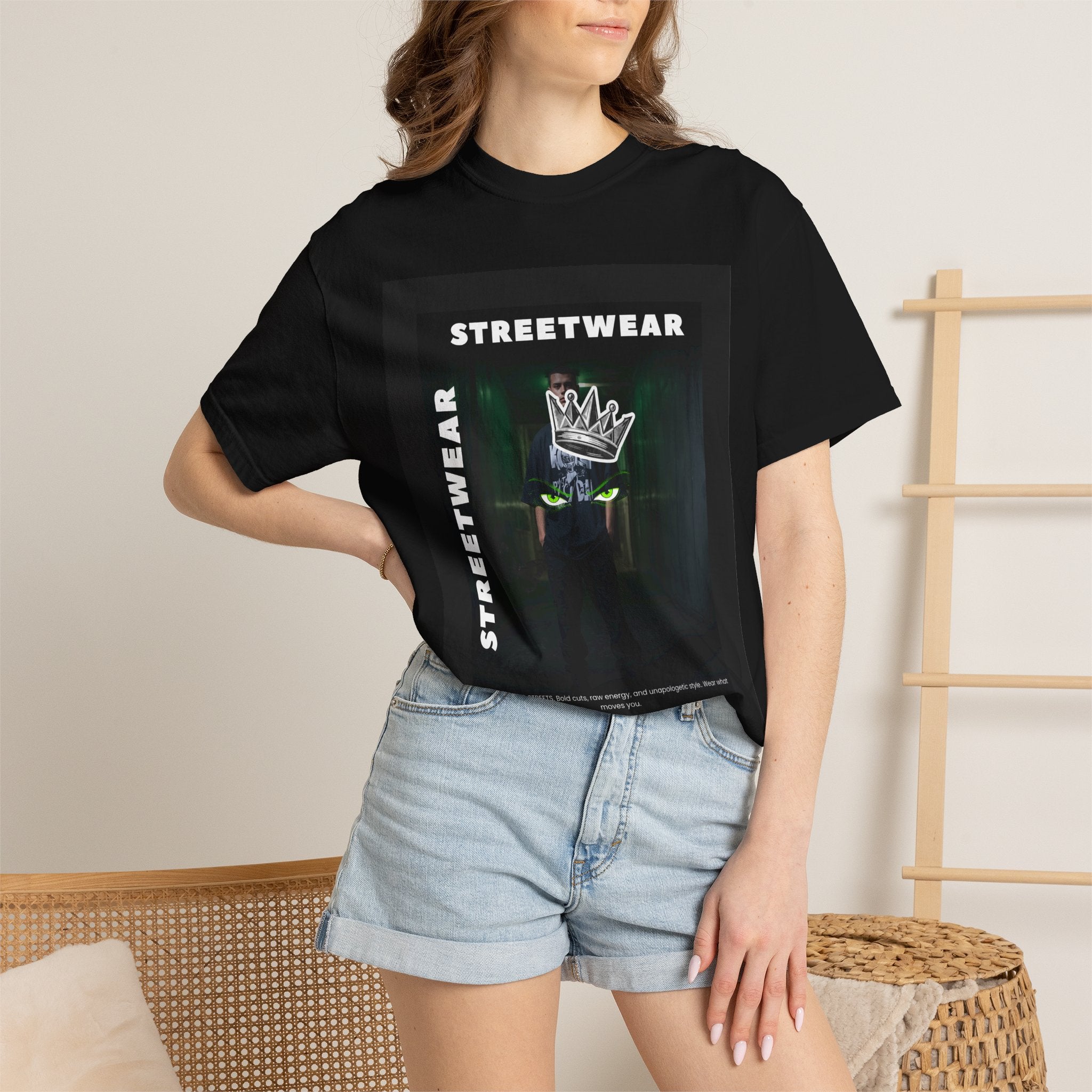 Streetwear Crown T-Shirt — Graphic Urban Tee
