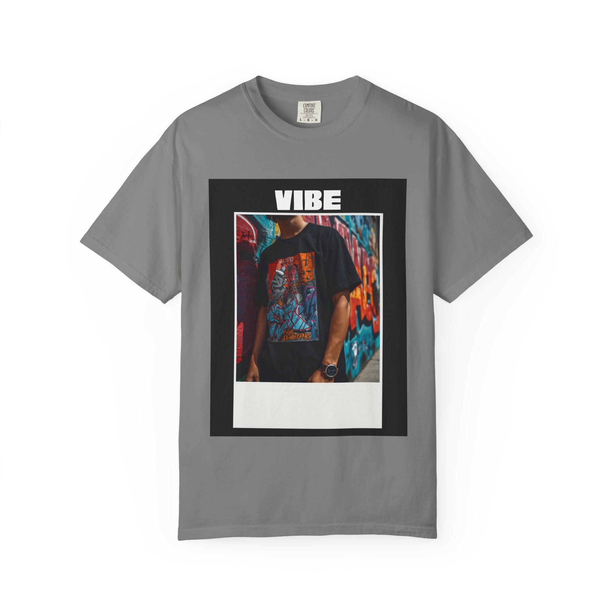 Vibe Graphic T-Shirt — Urban Photo-Frame Streetwear Tee